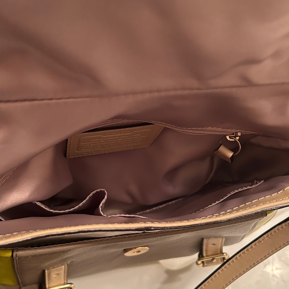 EUC Coach Madison Annabelle Color Block Crossbody Bag - Picture 6 of 7